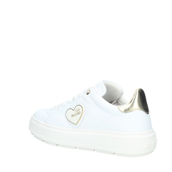 Love Moschino SNEAKERS  Donna BIANCO ARGENTO