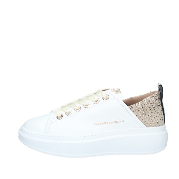 ALEXANDER SMITH SNEAKERS  Donna WHITE GOLD