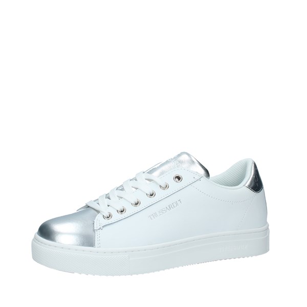 Trussardi Scarpe Donna Sneakers WHITE SILVER 79A00478-9Y099999