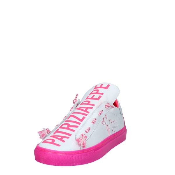 Patrizia pepe Scarpe Donna Sneakers WHITE FUXIA 2V8869 A5K9