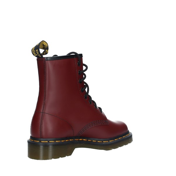 DR.MARTENS Scarpe Donna Anfibio RED 1460 CHERRY RED