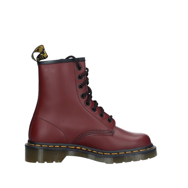 DR.MARTENS Scarpe Donna Anfibio RED 1460 CHERRY RED