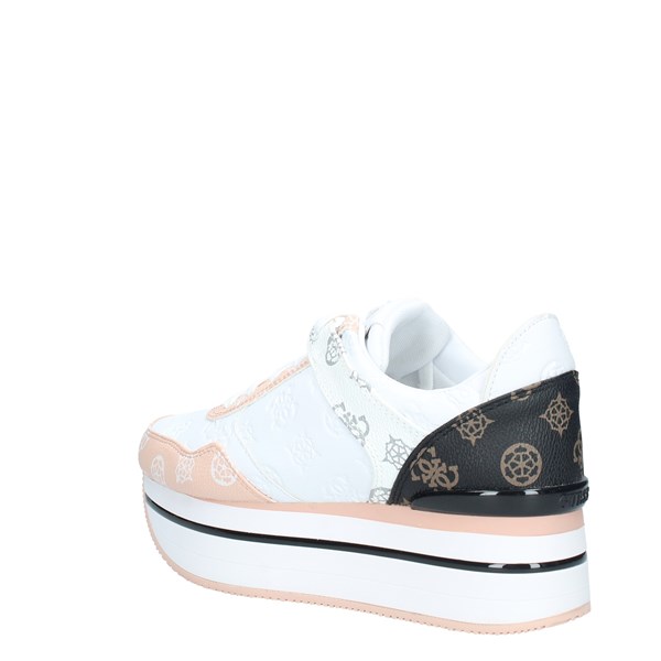Guess Scarpe Donna SNEAKERS WHITE PINK FL5HIDFAL12