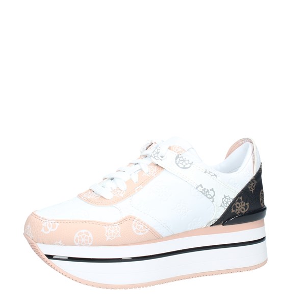 Guess Scarpe Donna SNEAKERS WHITE PINK FL5HIDFAL12