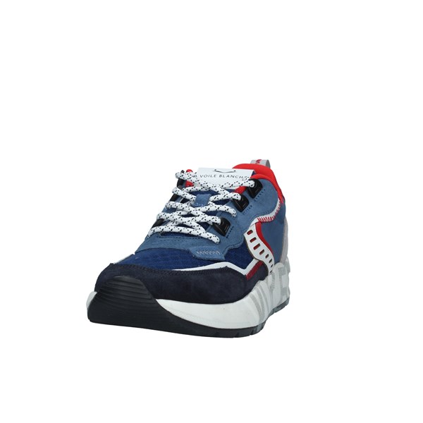 Voile blanche Scarpe Uomo SNEAKERS NAVY ROSSO CLUB01