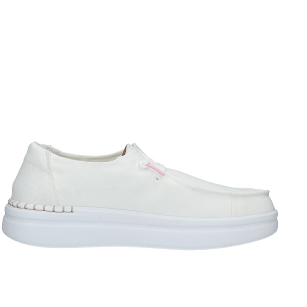DUDE Scarpe Donna SNEAKERS WHITE WENDY RISE