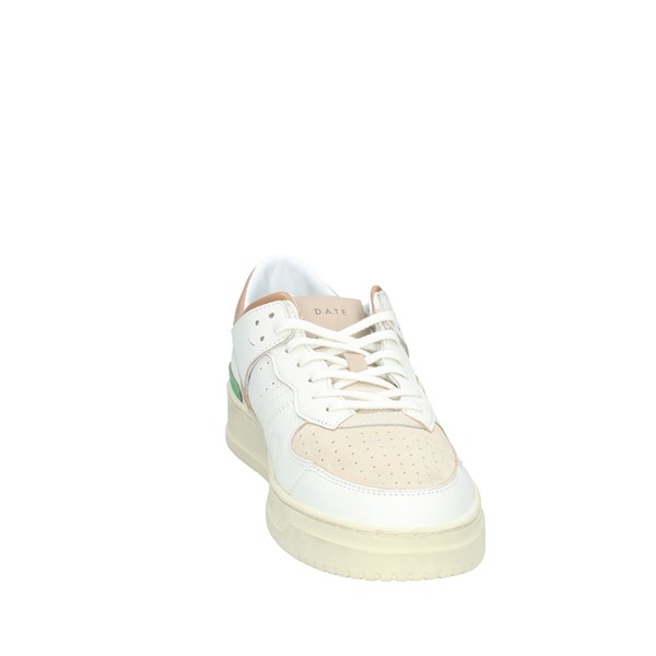 D.A.T.E. Scarpe Uomo Sneakers WHITE BEIGE M401 TO CO HB